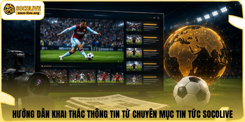 Hướng dẫn khai thác thông tin từ chuyên mục tin tức Socolive